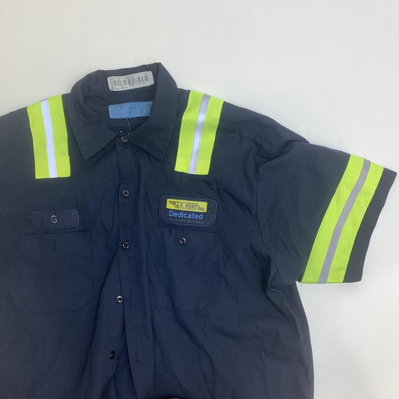 🔵Vintage Workwear Shirt Size L Navy Andy (#H1)