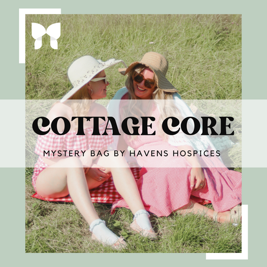 The cottage core mystery bag contains 4 clothing items