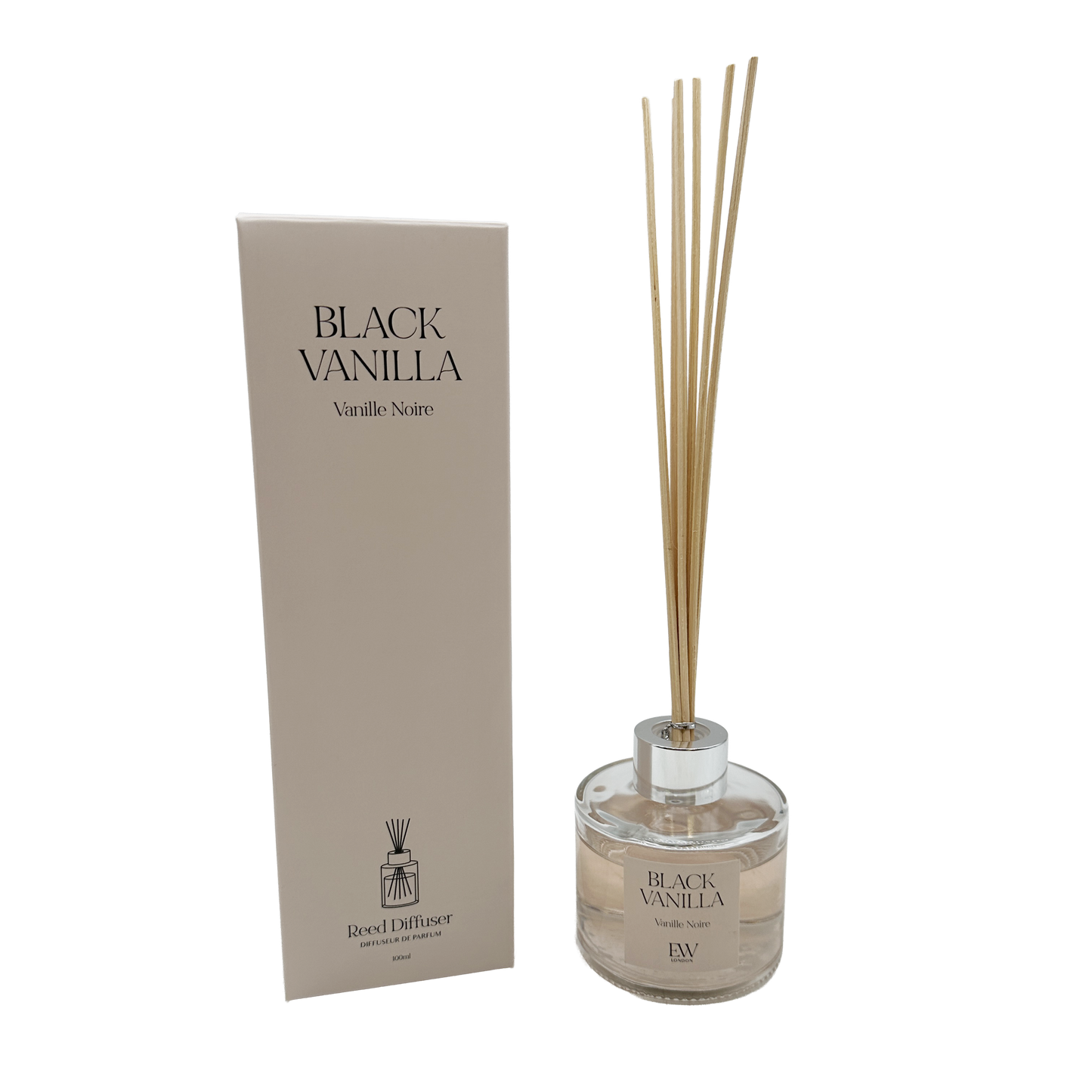 Black Vanilla Scented 100ml Diffuser