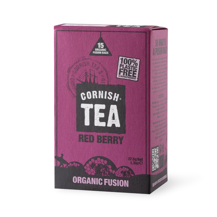 Cornish Tea Red Berry - 15 Organic Fusion Tea Bags