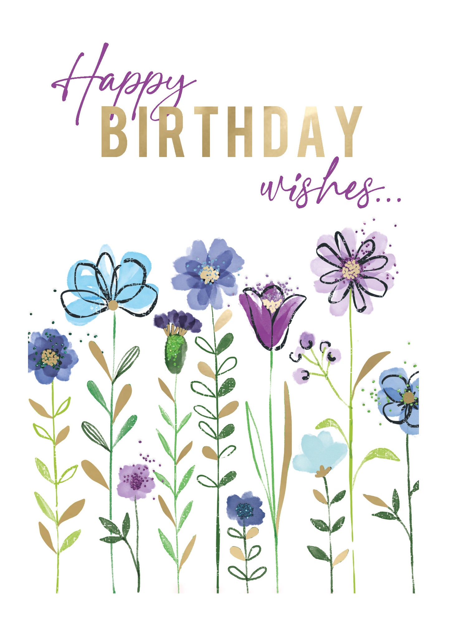 Hospice UK Card - Happy Birthday Wishes