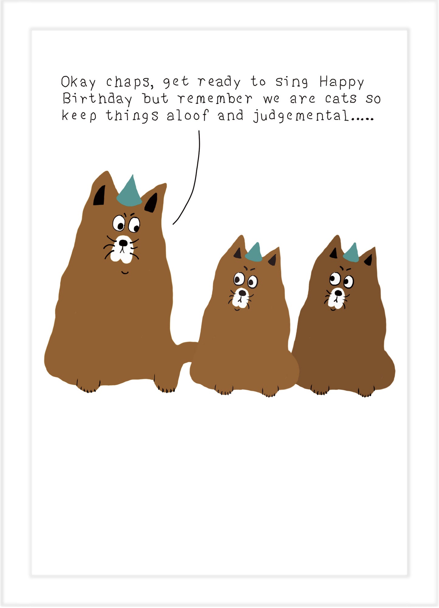 Birthday Card "Cats"