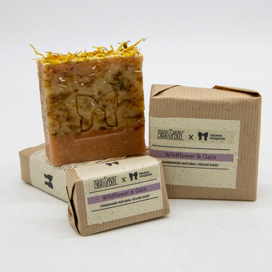 Havens Hospices x Bean & Boy Soap Wildflower & Oats