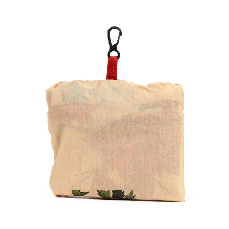 Foldable Reusable RPET Shopping Bag Christmas Botanicals