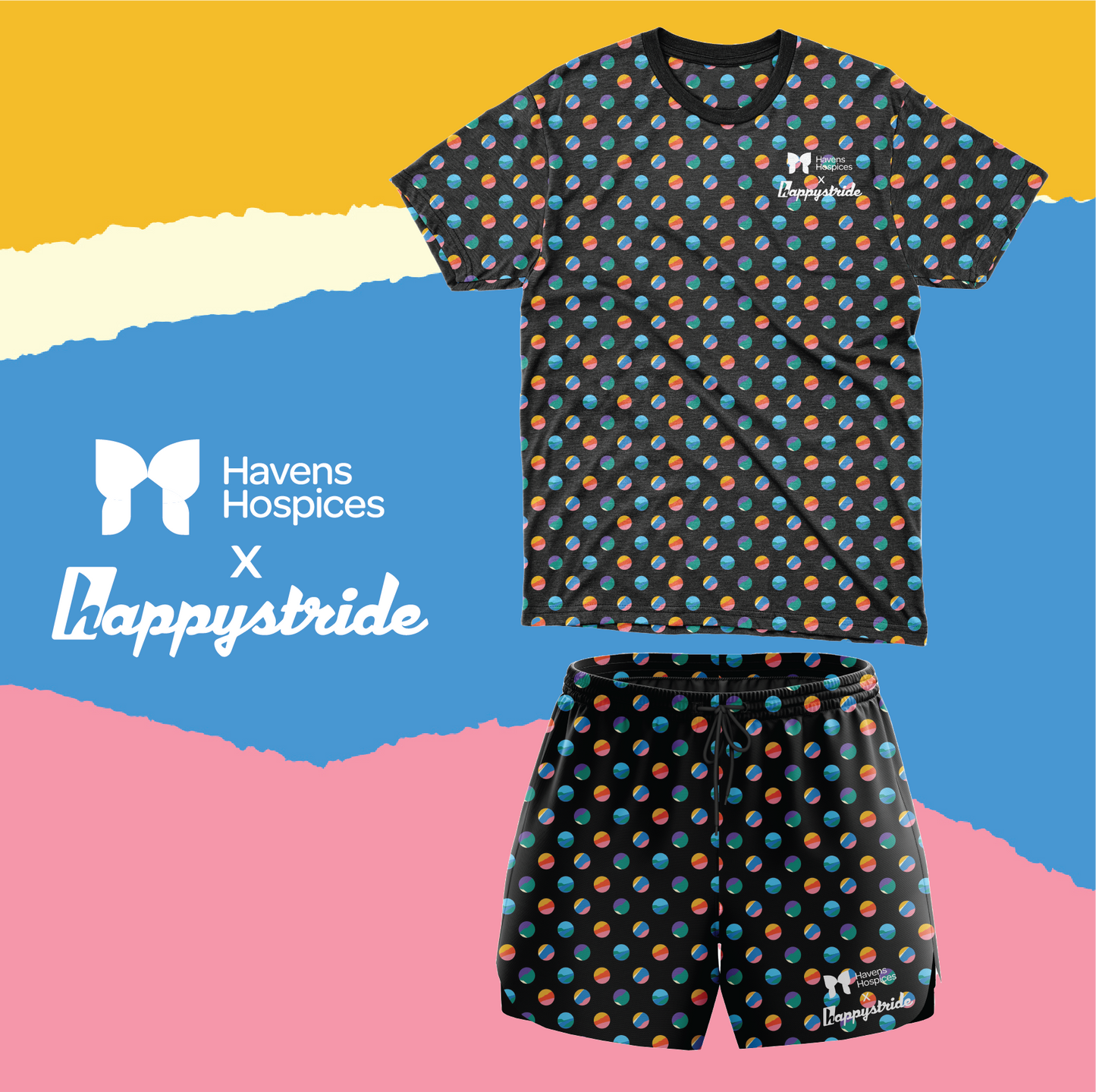 Havens Hospices x Happy Stride T Shirt