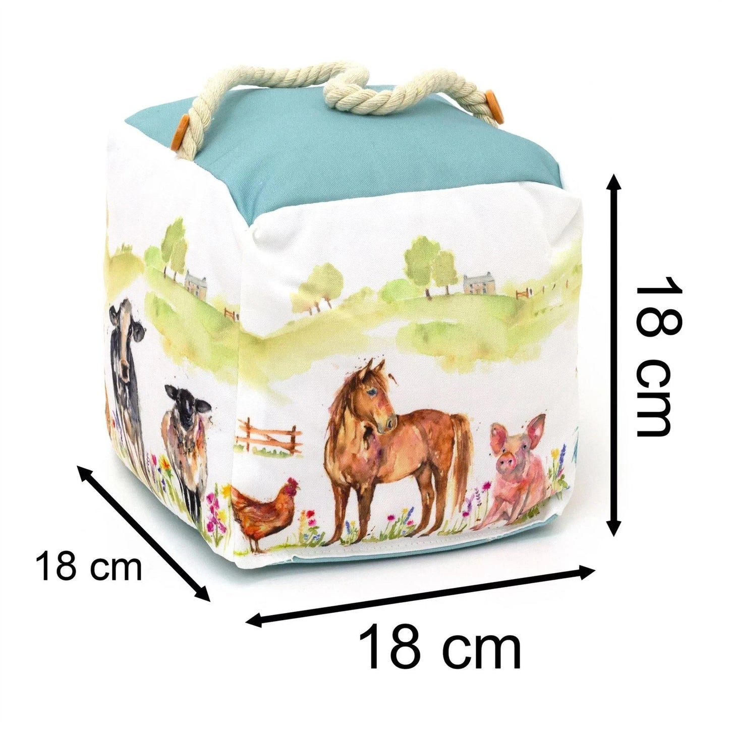 Weighted Plush Door Stop Door Stay Farmyard