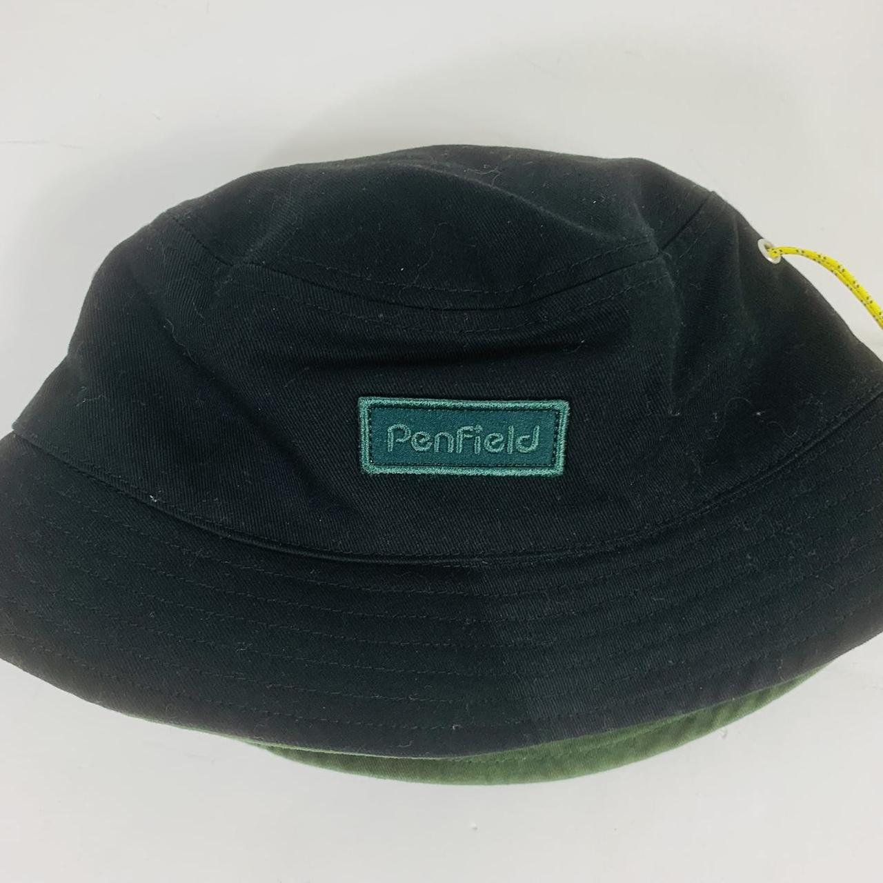 Penfield athy Sun Bucket Hat Black and Green NWT