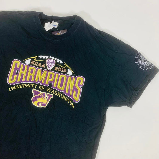 🔵Vintage Tee Black Size XL Champions 2016