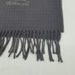 Vivienne Westwood Lambs Wool Scarf  Soft Grey