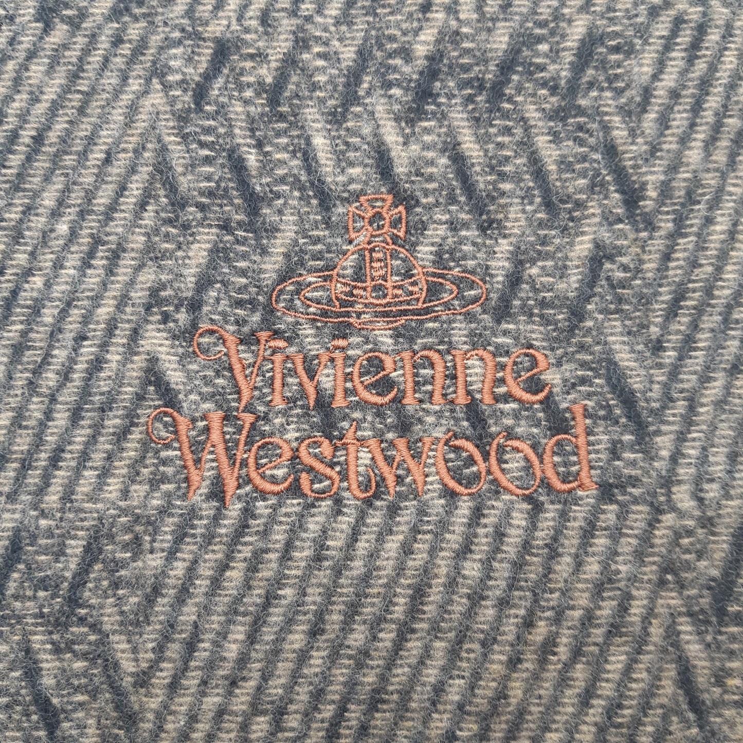 Vivienne Westwood Lambs Wool Scarf  Brown