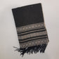 Vivienne Westwood Lambs Wool Scarf  Green And Grey Striped