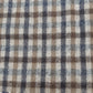 Aquascutum Scarf 100% Lambs wool Brown and Blue Check