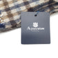 Aquascutum Scarf 100% Lambs wool Brown and Blue Check