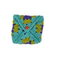 Handmade Lined Crochet Granny Square Pouch