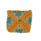 Handmade Lined Crochet Granny Square Pouch