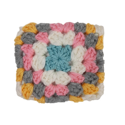 Handmade Lined Crochet Granny Square Pouch