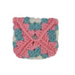 Handmade Lined Crochet Granny Square Pouch