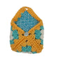 Handmade Lined Crochet Granny Square Pouch