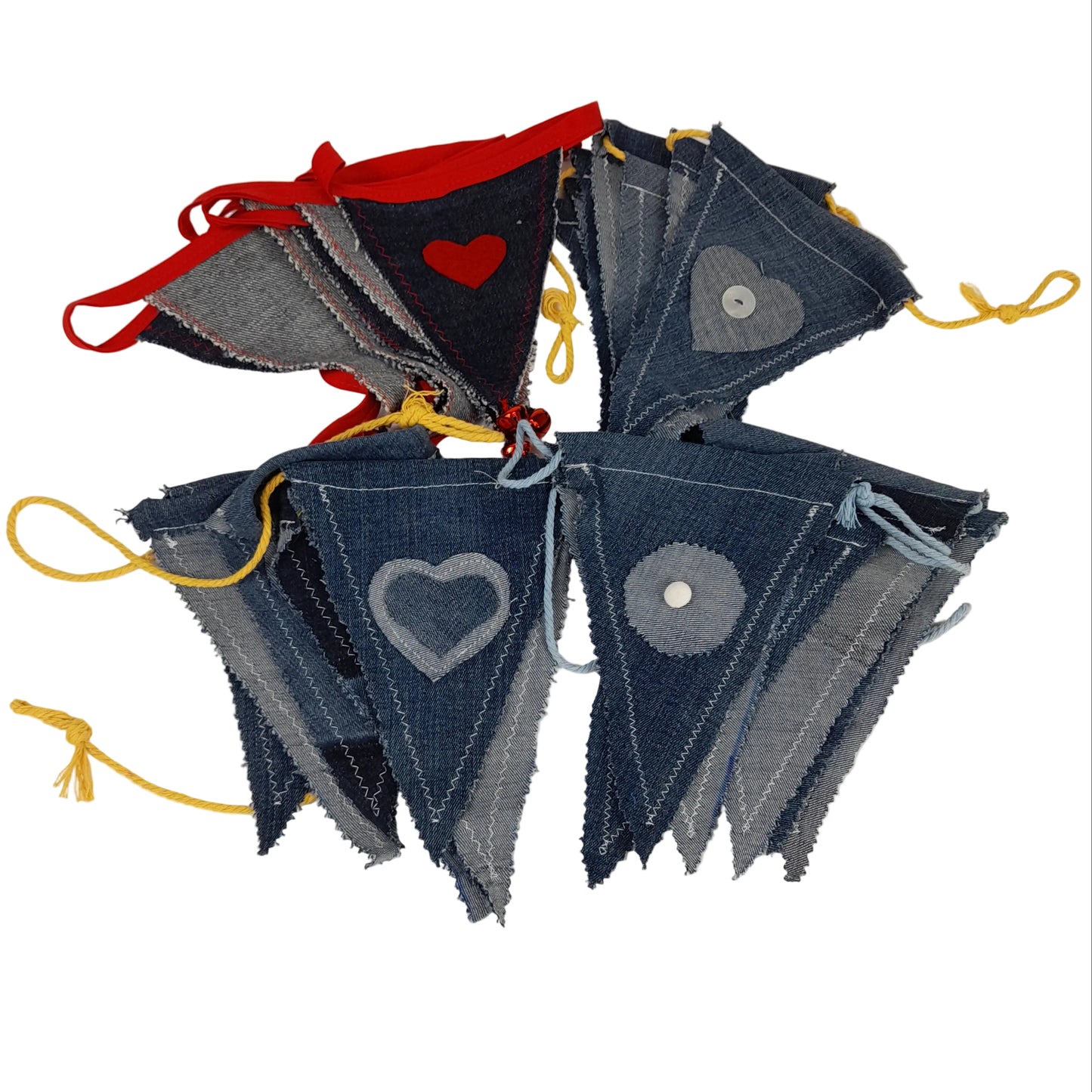 Handmade Denim Bunting