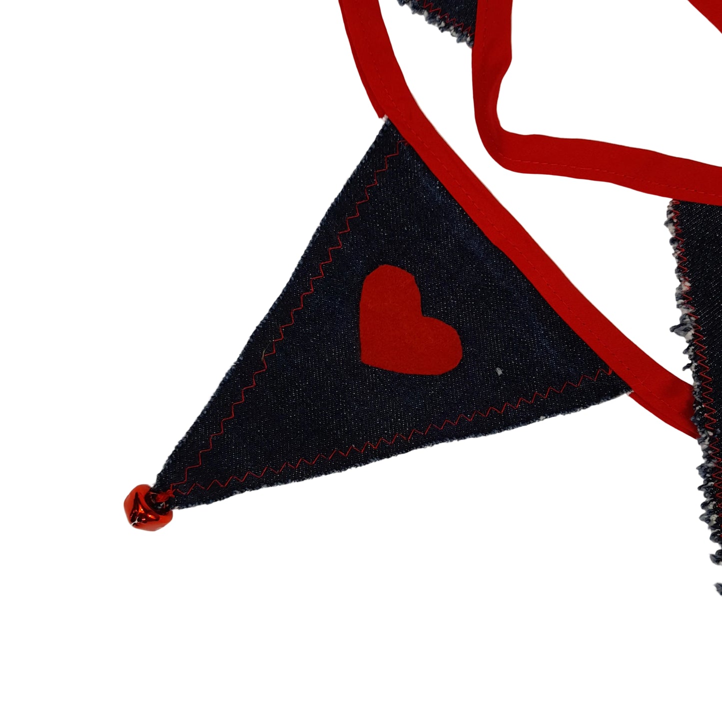 Handmade Denim Bunting