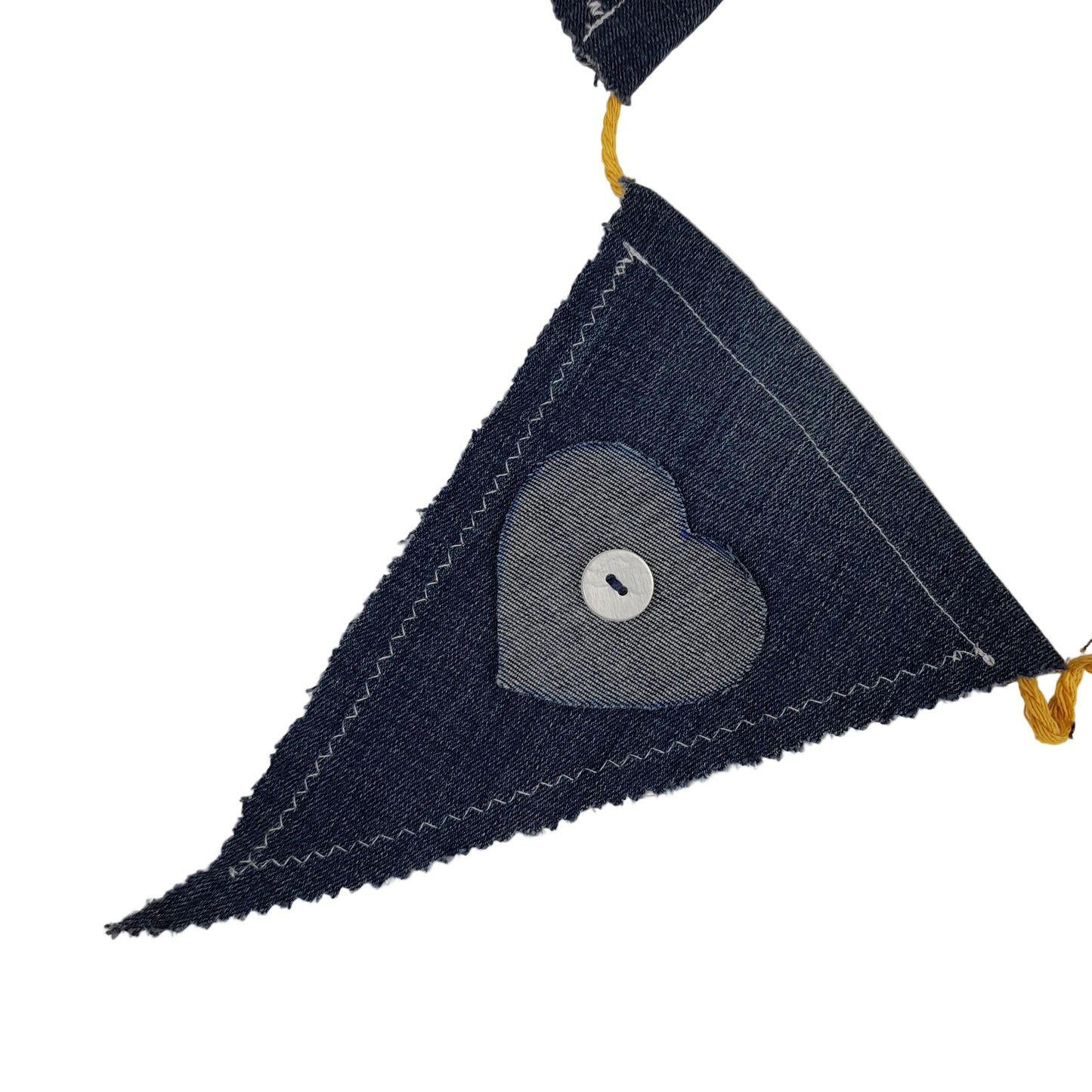 Handmade Denim Bunting