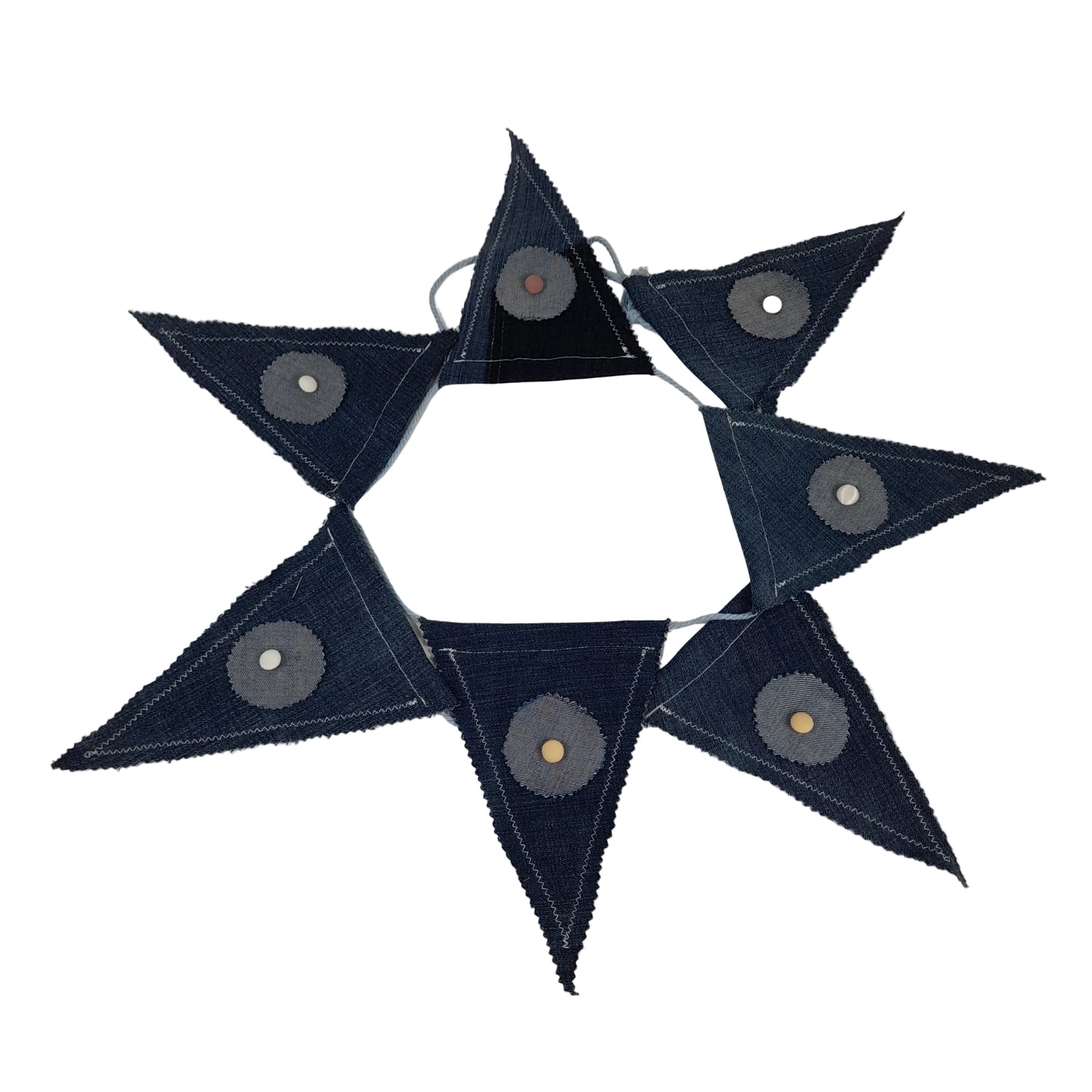 Handmade Denim Bunting