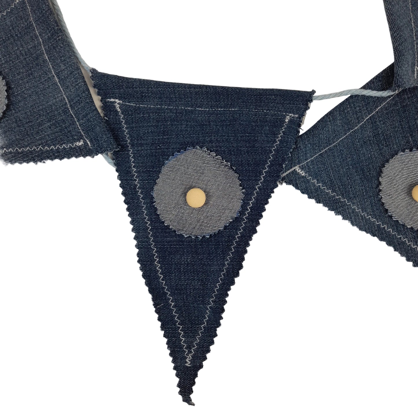 Handmade Denim Bunting