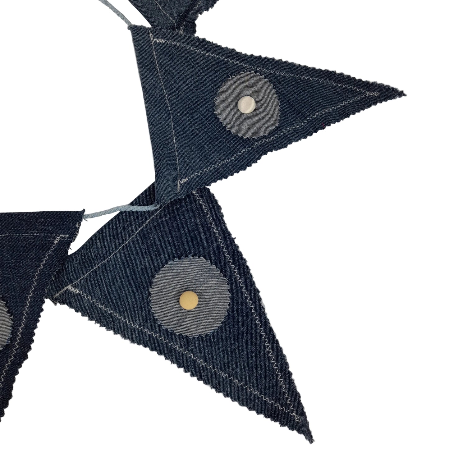 Handmade Denim Bunting