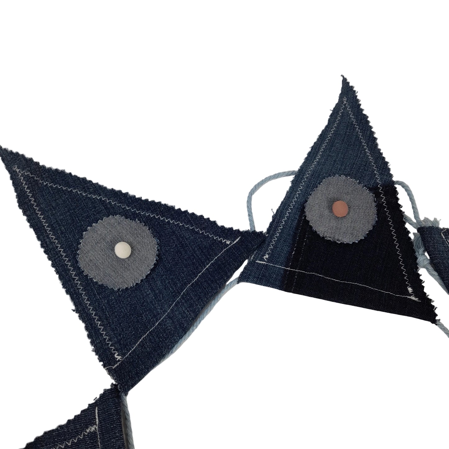 Handmade Denim Bunting