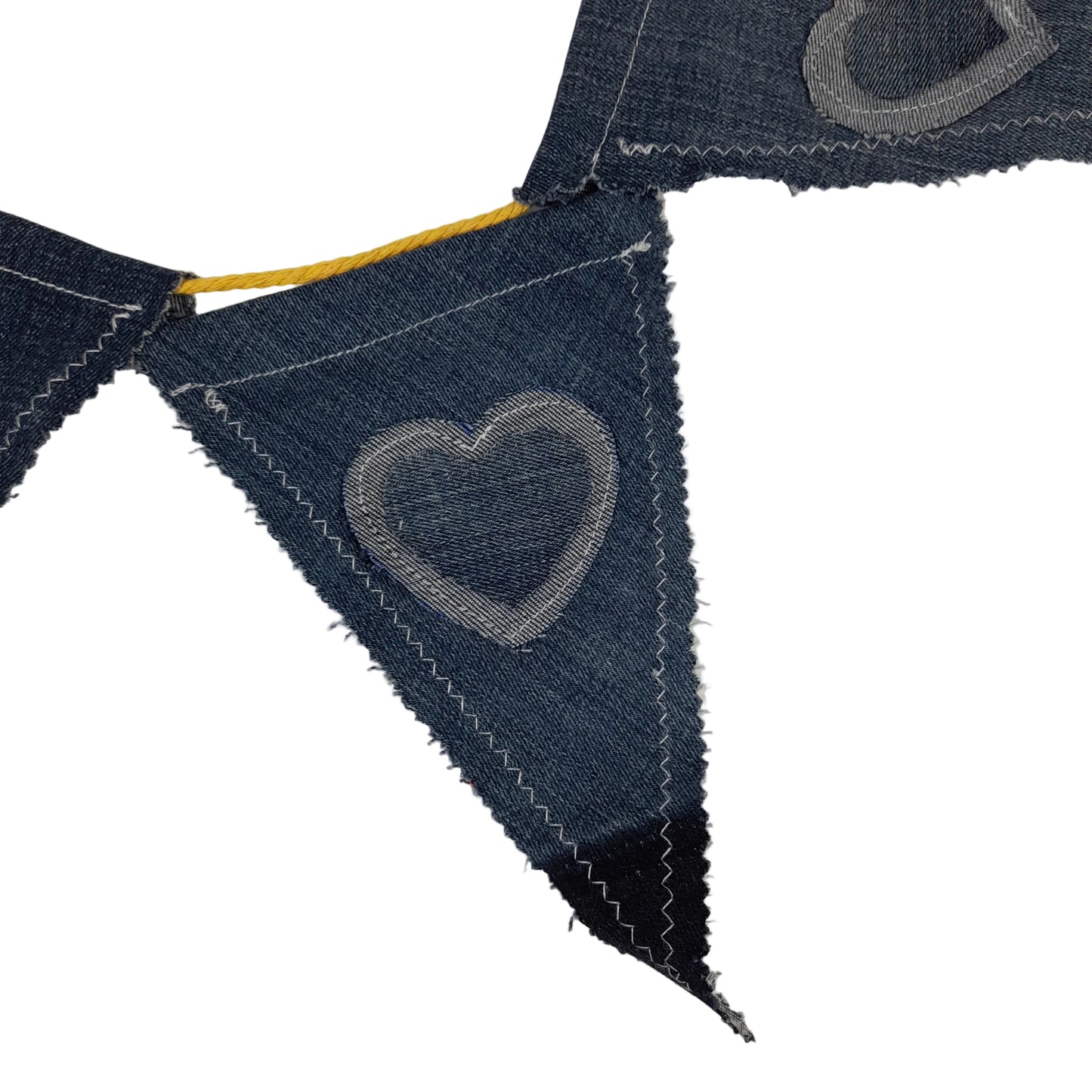 Handmade Denim Bunting