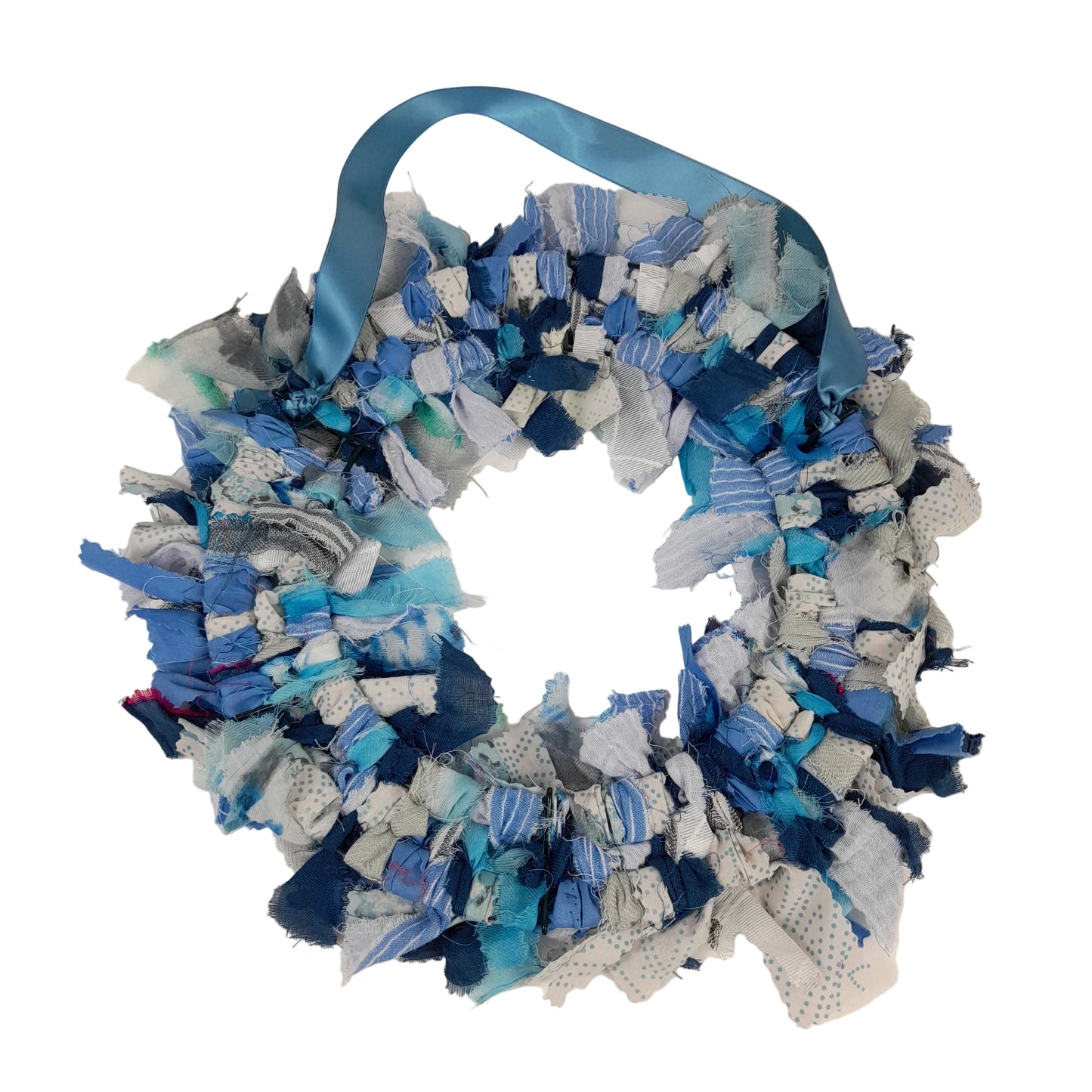 Handmade 'Rag' Wreath 12"