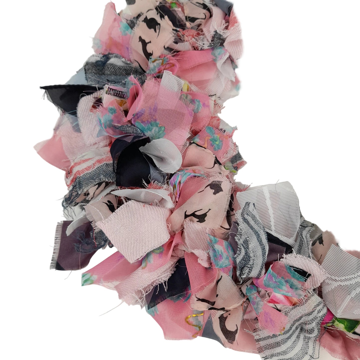Handmade 'Rag' Wreath 12"