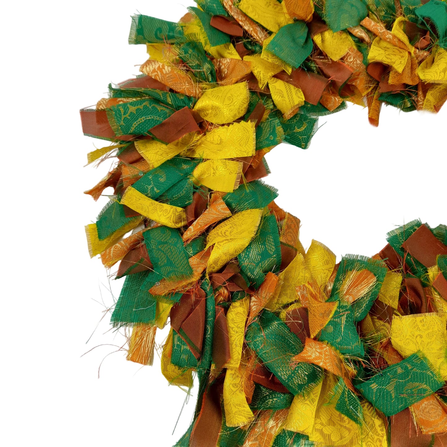 Handmade 'Rag' Wreath 12"