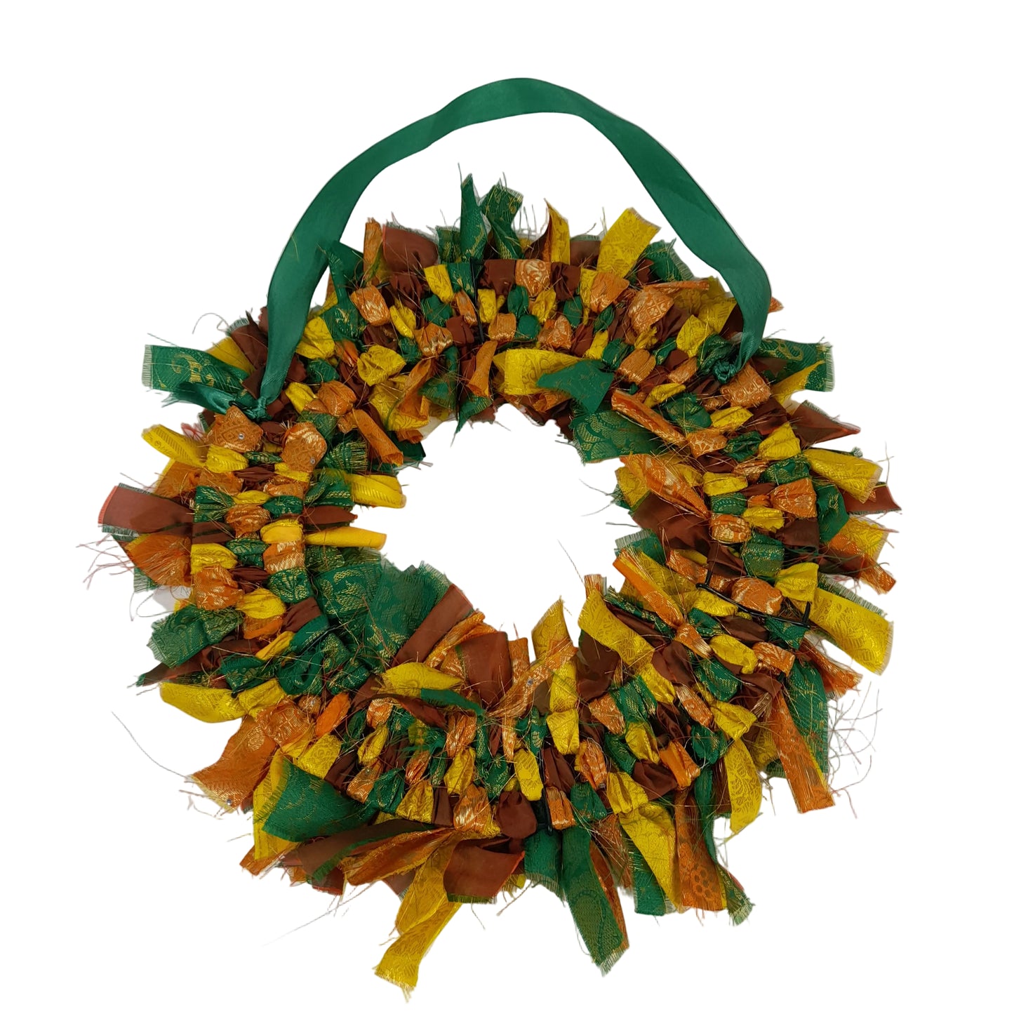 Handmade 'Rag' Wreath 12"