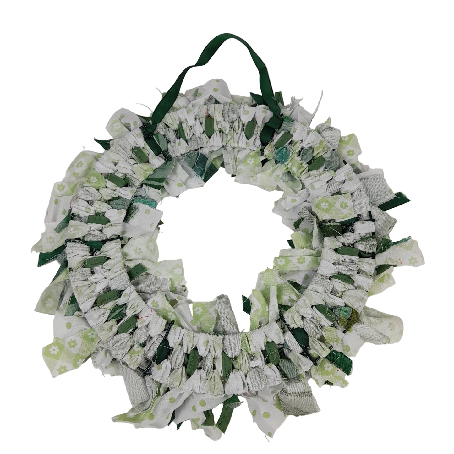 Handmade 'Rag' Wreath 12"