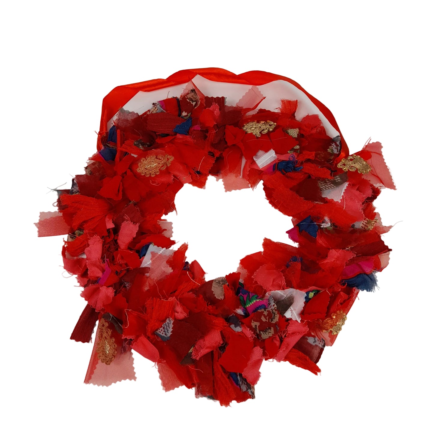 Handmade 'Rag' Wreath 12"