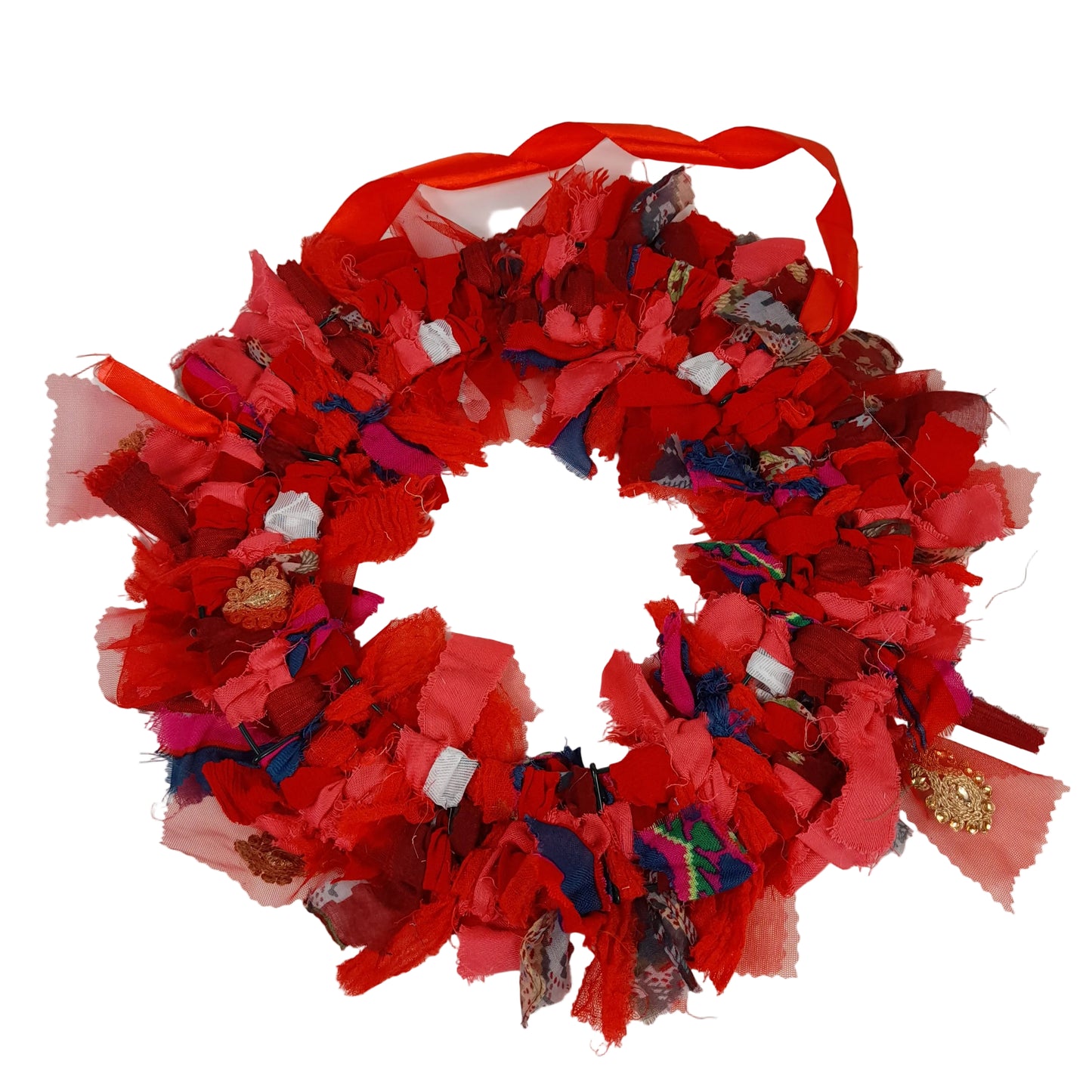 Handmade 'Rag' Wreath 12"