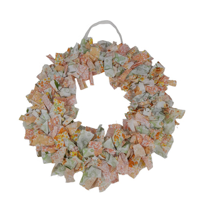 Handmade 'Rag' Wreath 12"