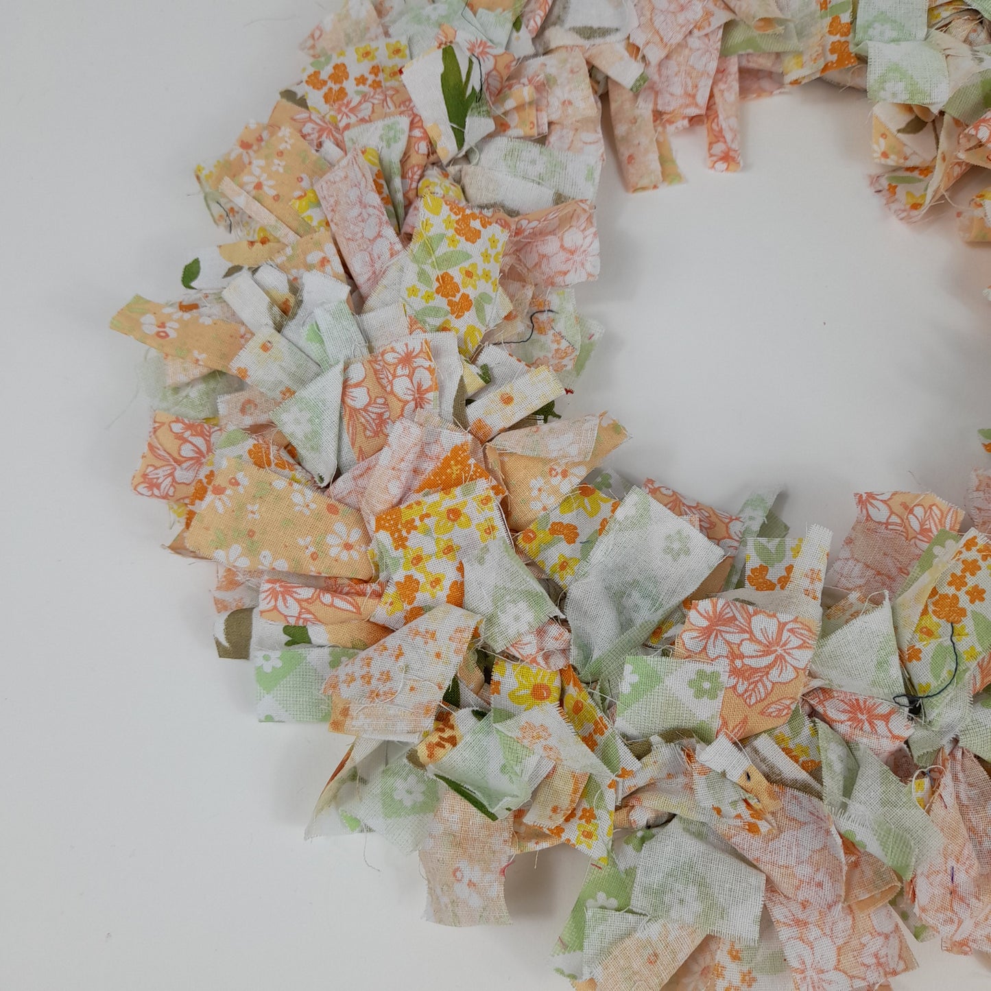 Handmade 'Rag' Wreath 12"