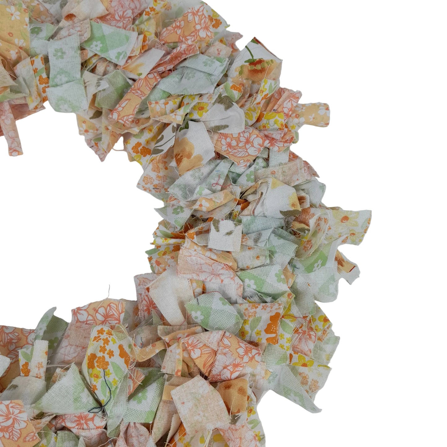 Handmade 'Rag' Wreath 12"