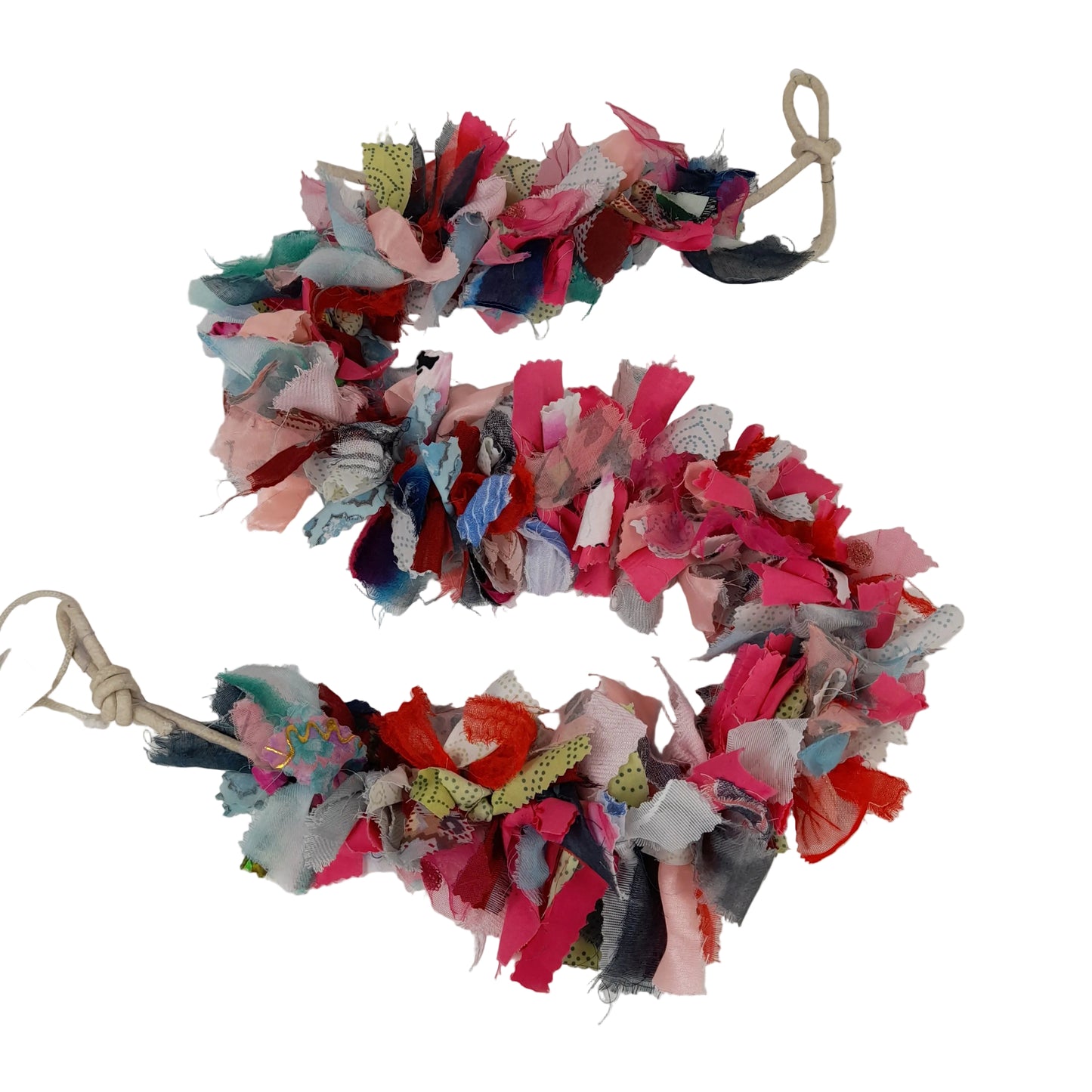 Handmade 'Rag' Tinsel Garland 1m