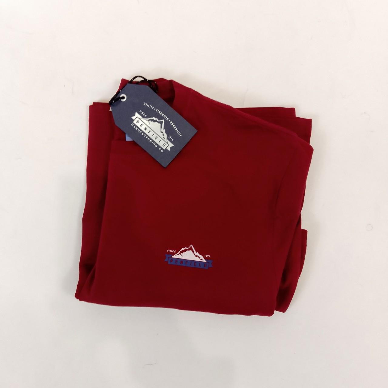 Penfield Burgundy Men's Mountain Logo T - shirt NWT