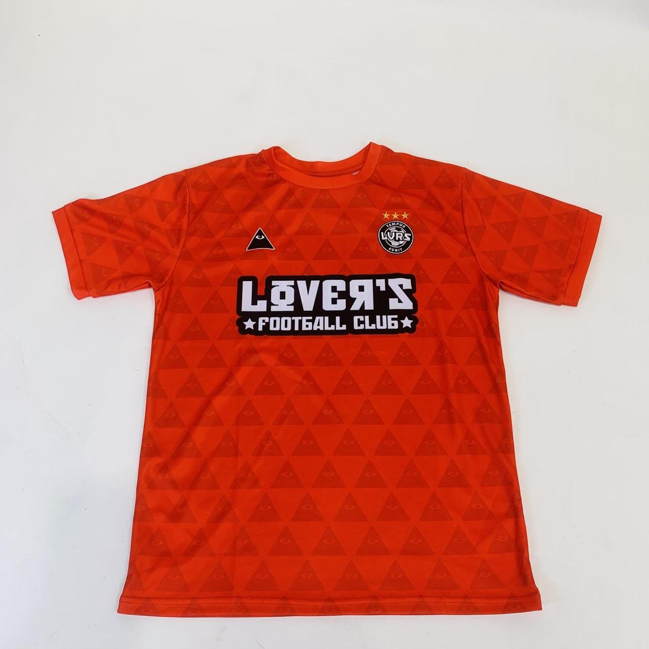 Lovers F C Red Football Shirt Size L NWT (#H1)