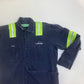 🔵Vintage Workwear Shirt Size L Navy Andy (#H1)