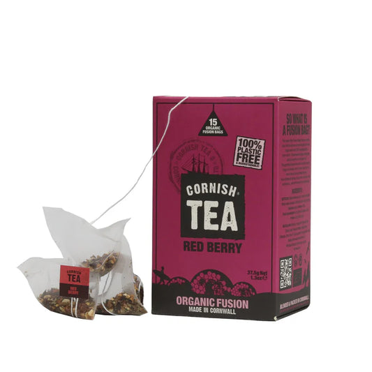 Cornish Tea Red Berry - 15 Organic Fusion Tea Bags