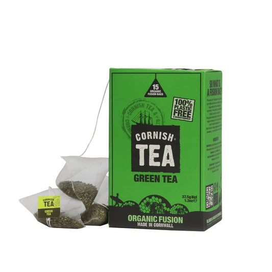 Cornish Tea Green Tea - 15 Organic Fusion Tea Bags