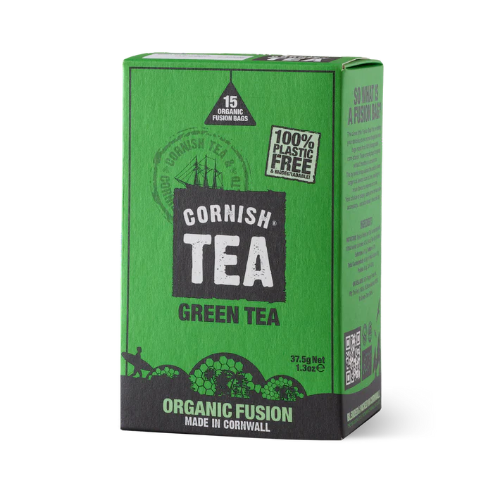 Cornish Tea Green Tea - 15 Organic Fusion Tea Bags