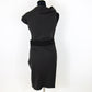 Lanvin Paris Dark Grey Wool Ruched Knee Length Dress UK 10 RRP £1,100