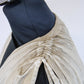 Chloé Safari Beige Plunge Pleated Wrap Knee Length Dress UK 10 RRP £3000