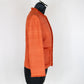 Christian Dior Burnt Orange silk & Linen Cropped Jacket UK 8